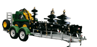 Mini Loader w/ 2T Trailer + All Attachments